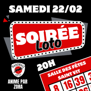Lire la suite à propos de l’article LOTO DU CLUB – Samedi 22 Février