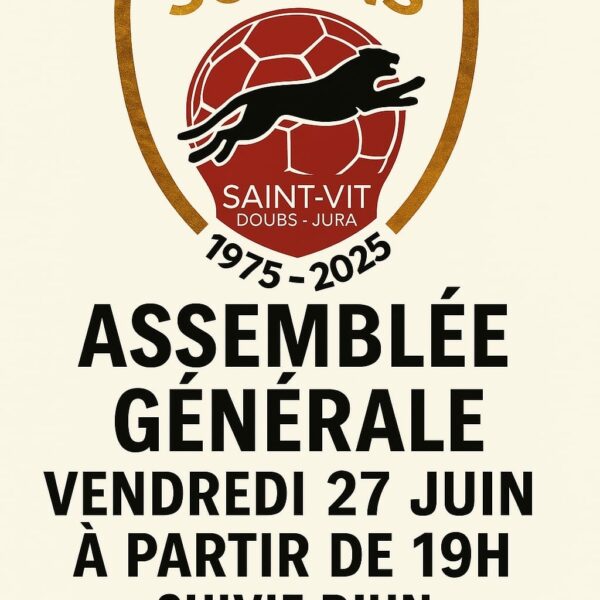 ASSEMBLÉE GÉNÉRALE DU CLUB