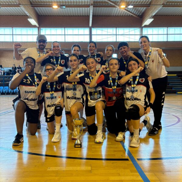 U15F – VICE CHAMPIONNE RÉGIONALE – POULE HONNEUR