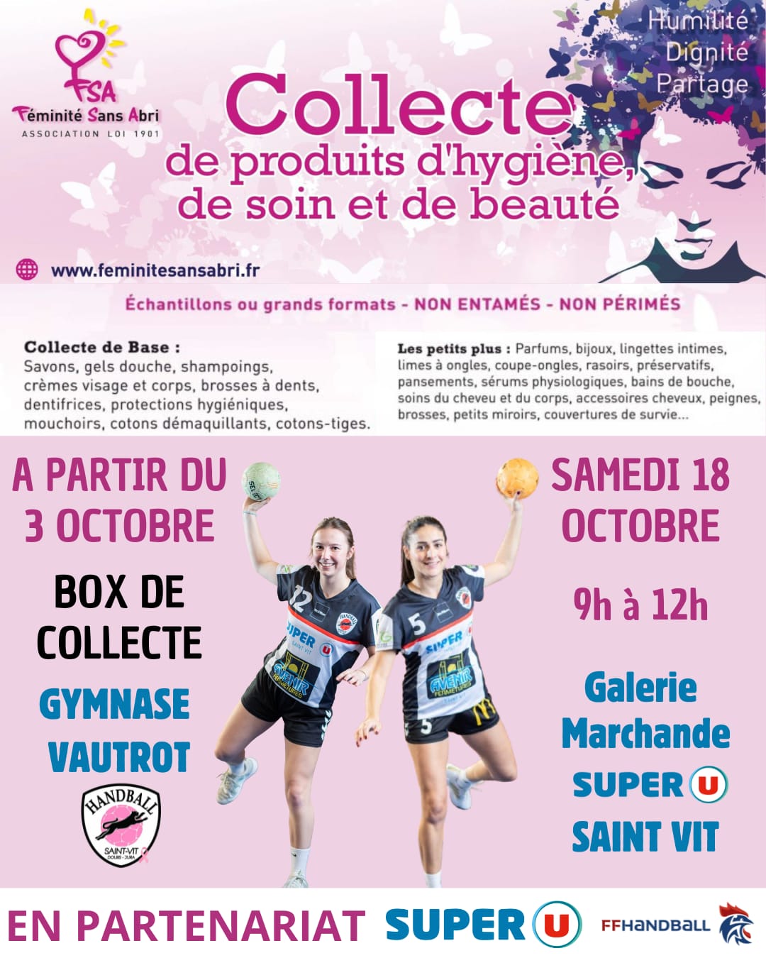 Lire la suite à propos de l’article OCTOBRE ROSE – COLLECTE SOLIDAIRE