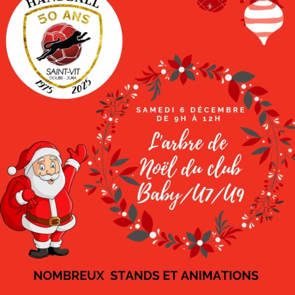 L’ARBRE DE NOËL DU CLUB – Samedi 06 décembre 2025