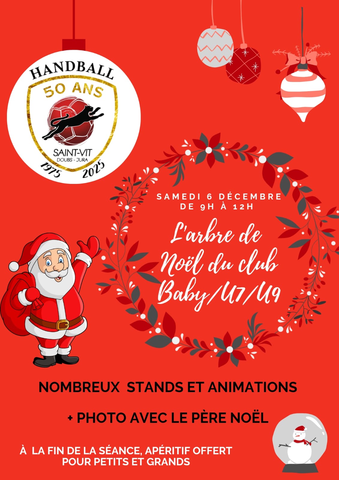 Lire la suite à propos de l’article L’ARBRE DE NOËL DU CLUB – Samedi 06 décembre 2025